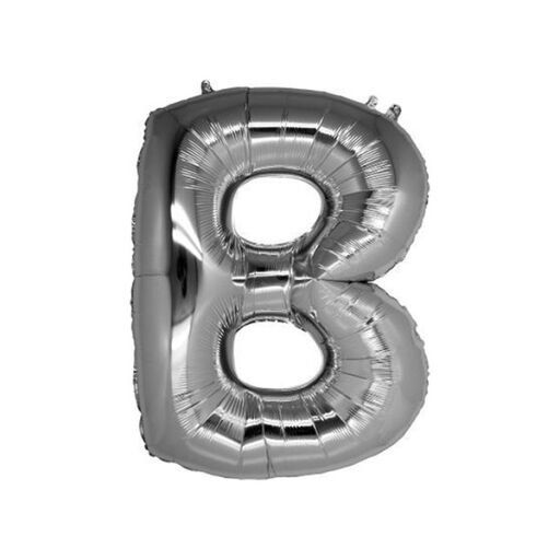 16'' GÜMÜŞ HARF VE RAKAM BALONLAR(36 CM)