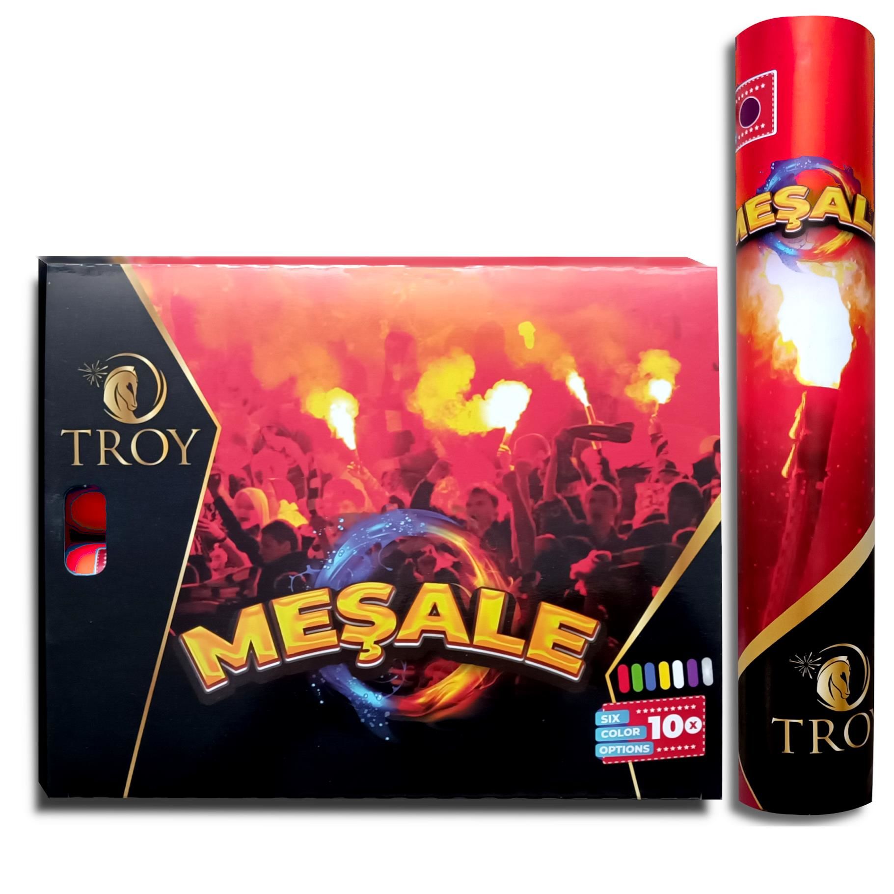 MAÇ MEŞALESİ KIRMIZI (TROY)