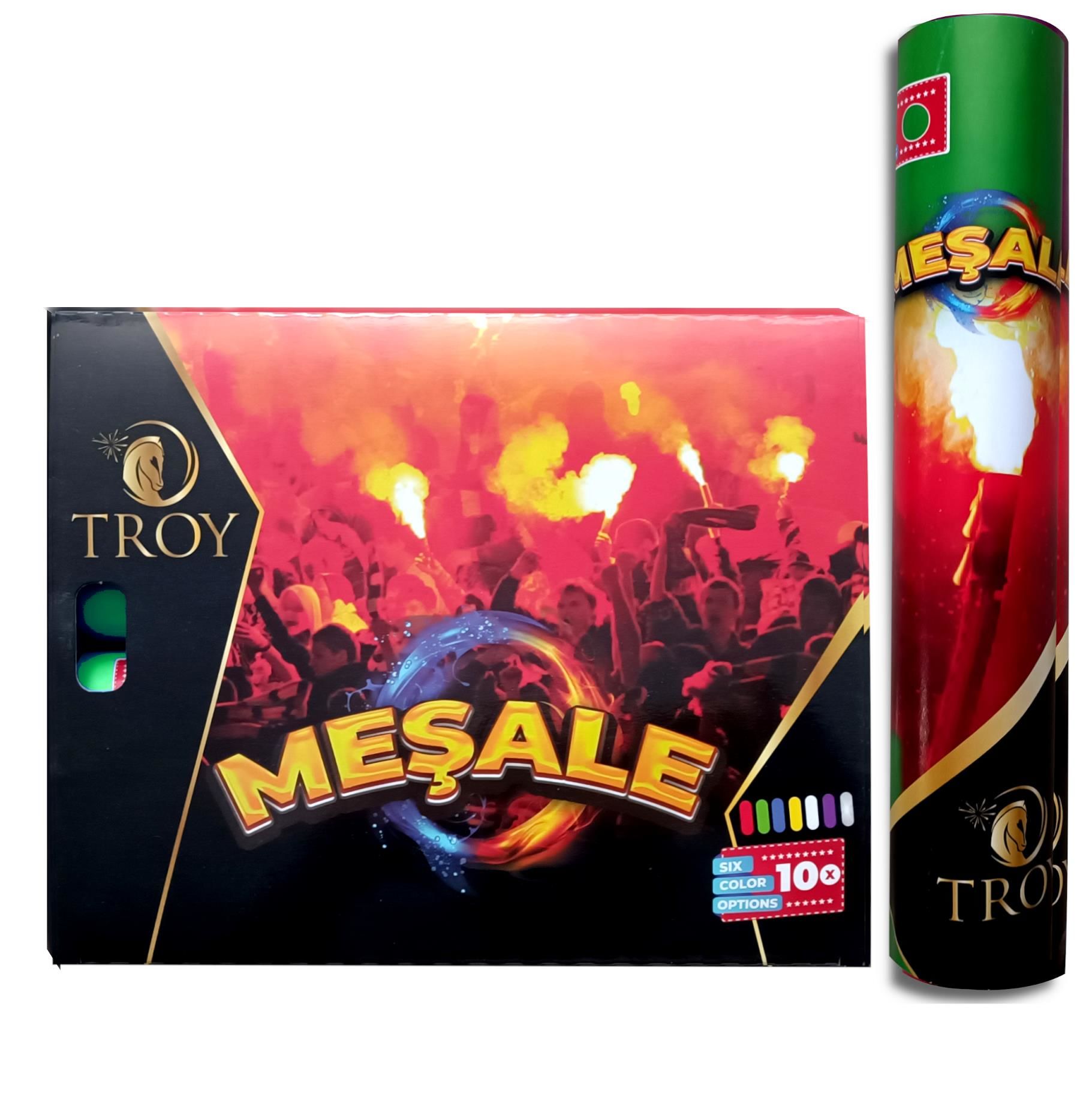 MAÇ MEŞALESİ YEŞİL (TROY)