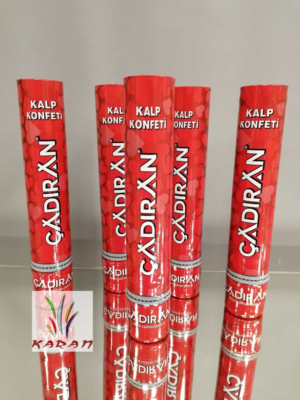 KONFETİ 30 CM KALPLİ ÇADIRAN