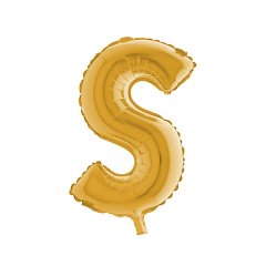 S- HARF 40 İNC GOLD RENK BALON 100 CM