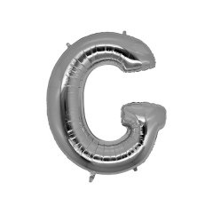 G- HARF 40 İNC GÜMÜŞ RENK BALON 100 CM