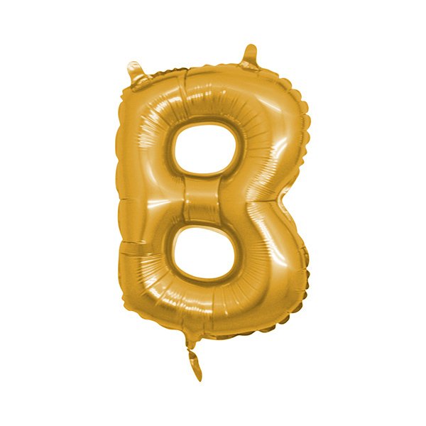 B- HARF 16 İNC GOLD RENK BALON 36 CM