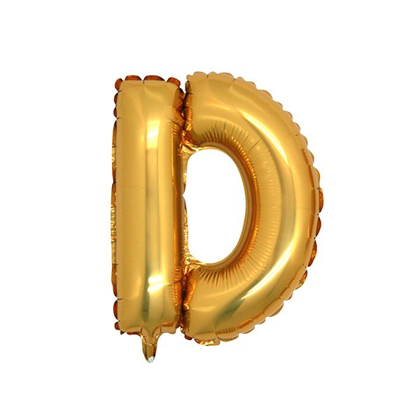 D- HARF 16 İNC GOLD RENK BALON 36 CM