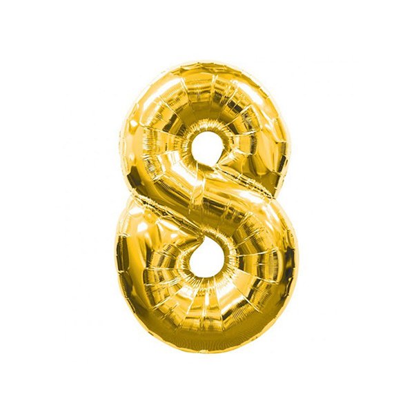 8- HARF 16 İNC GOLD RENK BALON 36 CM